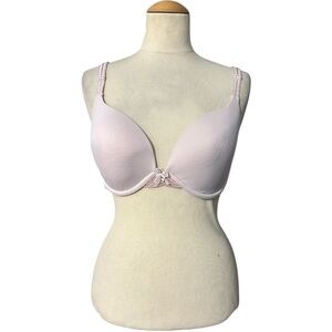 Le Mystere Sophia Lace T Shirt Bra Pink Nude Size 34DD